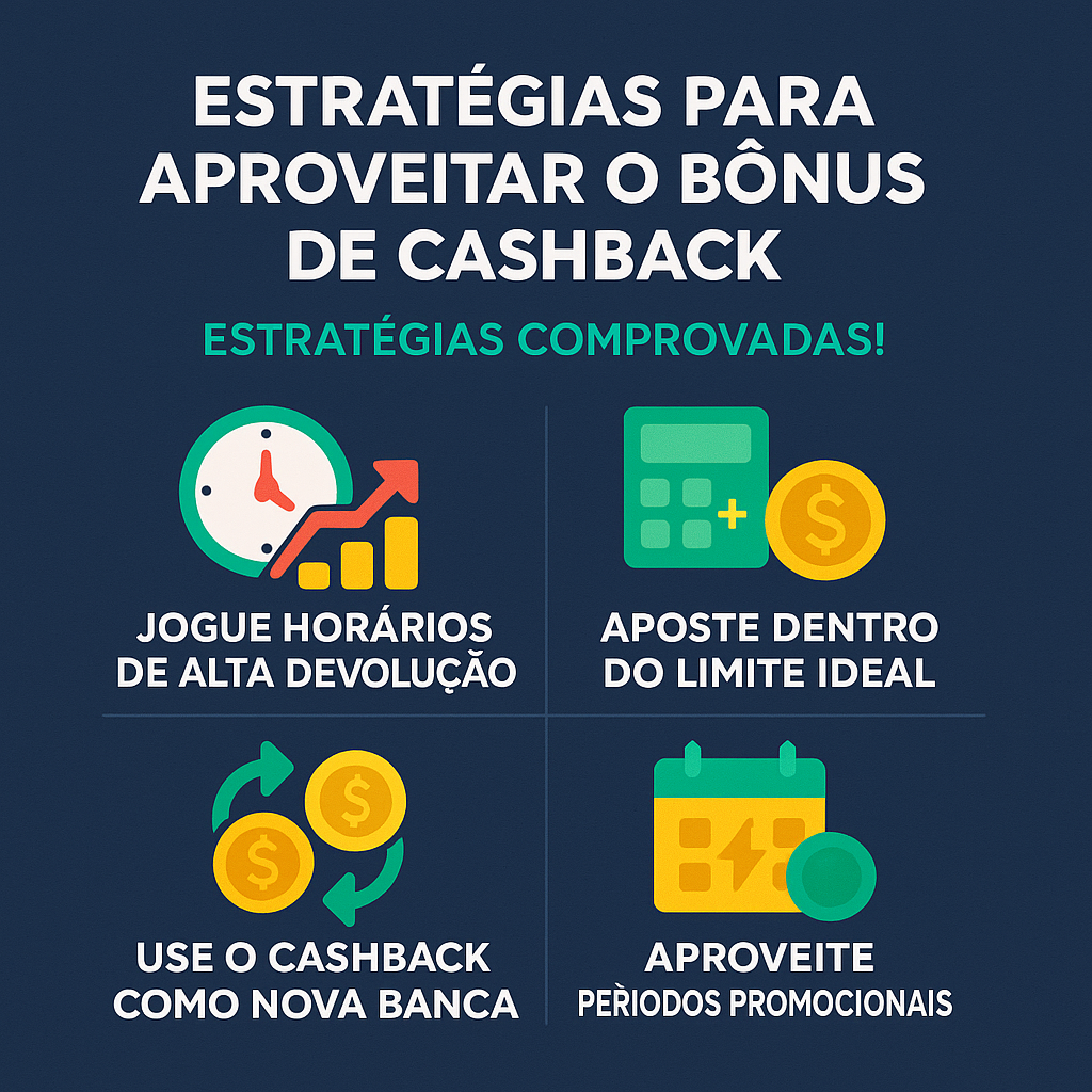 Estratégias para aproveitar o bônus de cashback